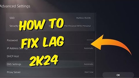 How To Fix NBA 2K24 Lag For PS5