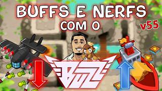 Esse foi rápido! Bloonscast - Buffs e Nerfs da Atualização 55 com @Buzlaitir - BTD6 - Bloons TD 6
