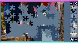 Tom Cat & Jerry Mouse 🧩🏰🐁🐭 The Tiny Tea Party Surprise 🫖✨ #jigsawpuzzle #tomandjerry  screenshot 1