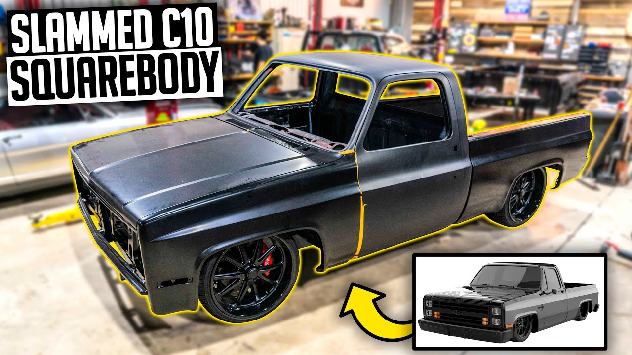 Custom Squarebody C10 Build for US Veterans Bed Mounts & Bedliner Sgt. Square C10 Ep. 2