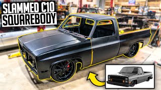 Custom Squarebody C10 Build for US Veterans - Bed Mounts & Bedliner - Sgt. Square C10 Ep. 2