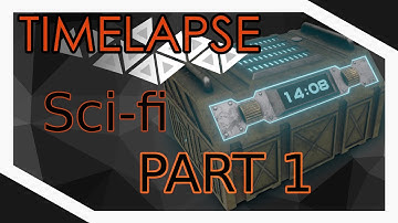 Sci fi Chest Timelapse (Blender 3.1.2 & Quixel Mixer) Part 1 Modelling