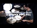 6 Stroke Roll Fill- Applying Rudiments On The Drums #3- Drum Lesson With Eric Fisher