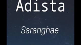 Lirik lagu Adista Saranghae