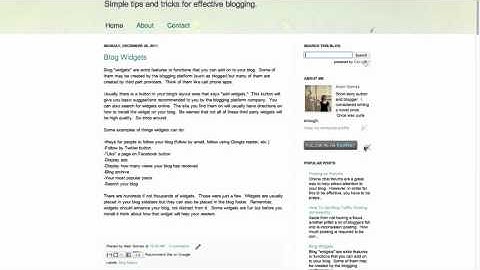 How to Add Gadgets/Widgets to Blogger