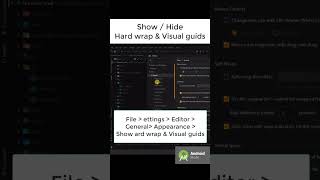 How to disable hard wrap in Android Studio | hard wrap vertical line in IDE for code formatting screenshot 4