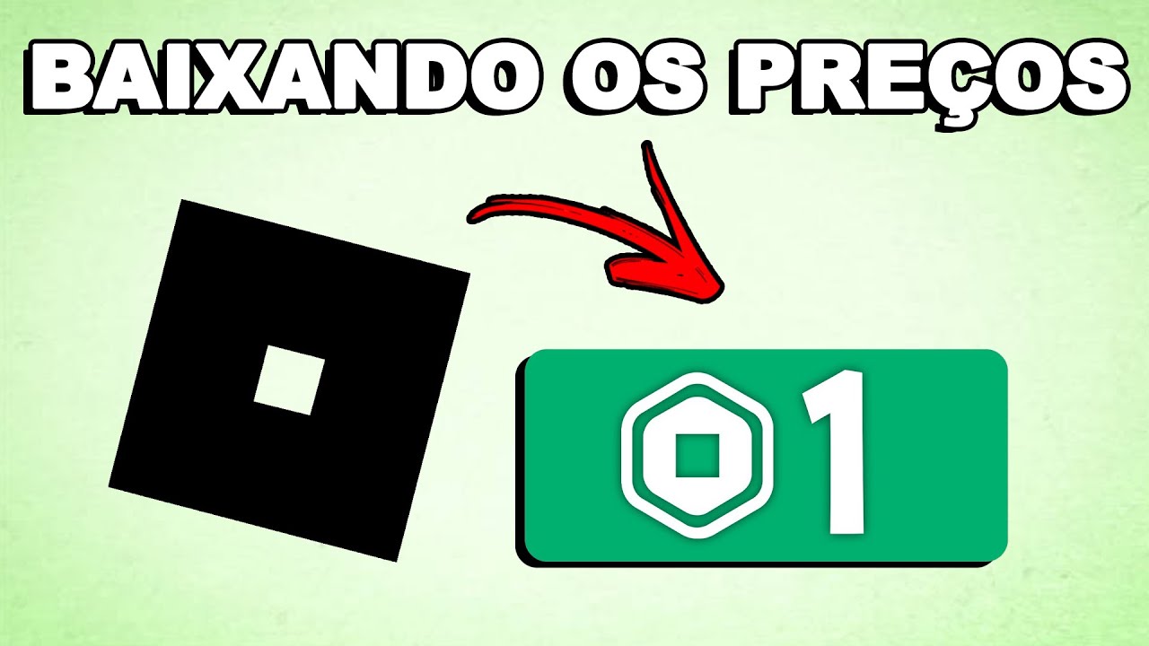 ROBLOX BAIXANDO OS ITENS PARA 1 ROBUX - YouTube