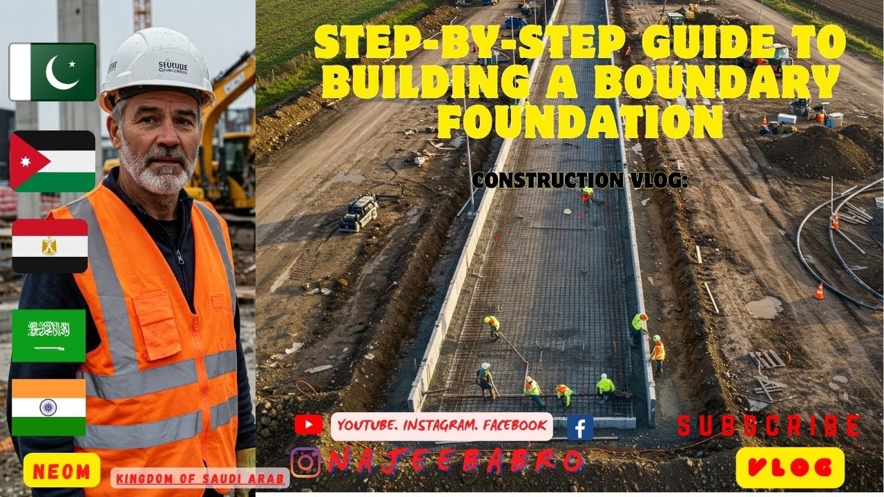 Step-by-Step Guide to Building a Boundary Foundation - YouTube