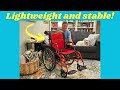 A lightweight, stable wheelchair that's easy to handle! #ad