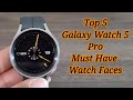 Top 5 Galaxy Watch 5 Pro Free &amp; Paid Watch Faces