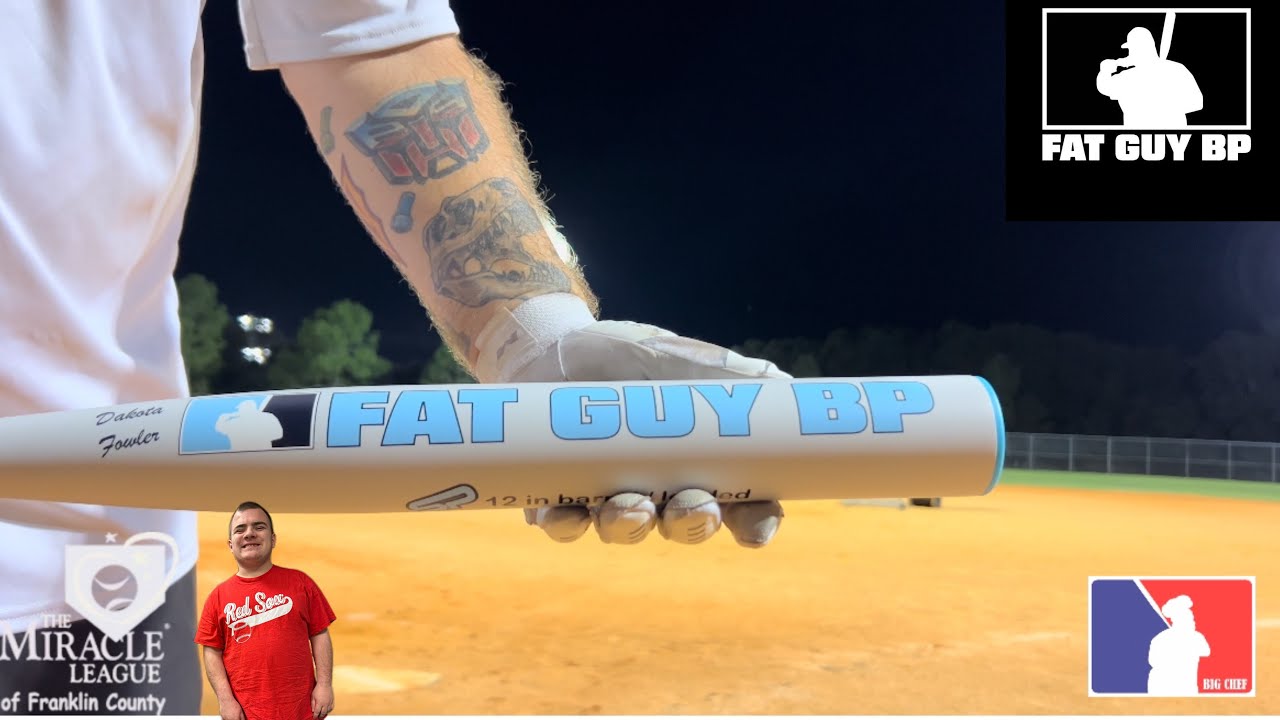 Batte De Softball Short Porch Fat Guy – 26 Oz, 34 Pouces, Composite, Senior BP, Neuve