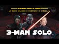 3-Man Solo SLKR, KRU & HUX - Heroic Sith Raid | SWGOH