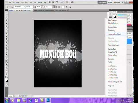Dbizzleprodz - How To Make A Sik Spray Paint Text In Photoshop