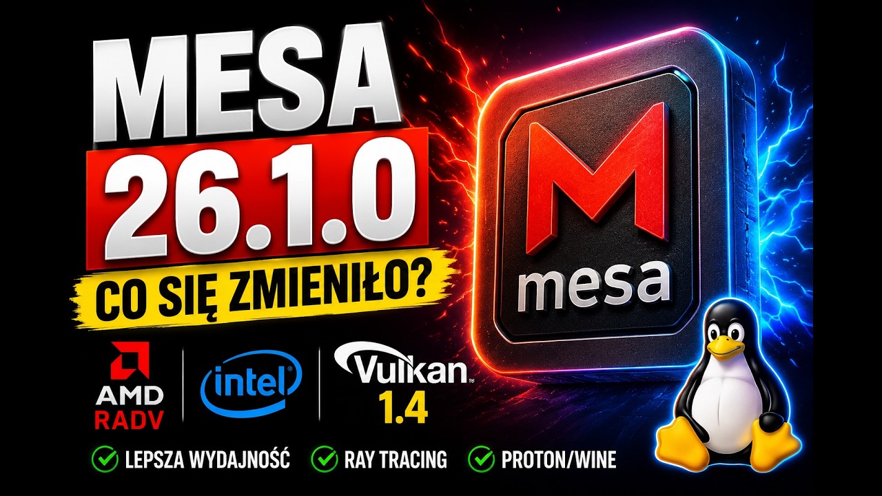 Mesa 26.1.0 — OGROMNE zmiany dla Linux Gaming! 🚀 Vulkan 1.4, AMD RADV ...
