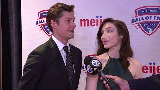 INTERVIEW: Olympic champions Meryl Davis & Charlie White inducted into Michigan Sports Hall of Fame