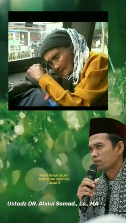 Ceramah sedih ustadz Abdul somad tentang ibu