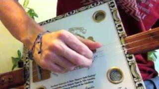 Video thumbnail of "CIgar Box Guitar Lesson 1: Basics for Beginners"