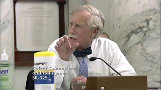 Senator King in Senate Intelligence Committee Hearing -- June 24, 2020