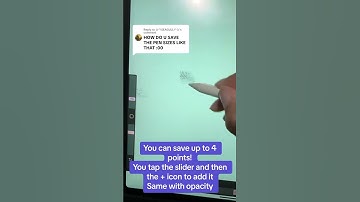 Save brush sizes in procreate!