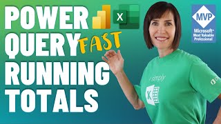 power query running totals - the right way!