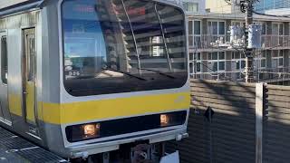 JR東日本中央.総武緩行線E231系0番台ミツB26編成西千葉駅発車。