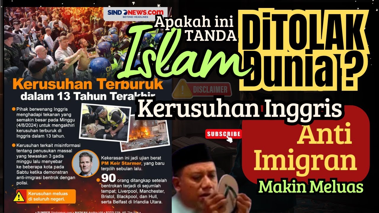 Keru Suh4an Inggris Anti Imigr4an Makin Meluas. Apakah ini Tanda ice Lamp di Tolak Dunia?
