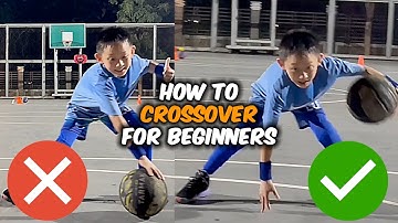 How To Crossover For Beginners | Dribble Drill for Kids Basketball Training
