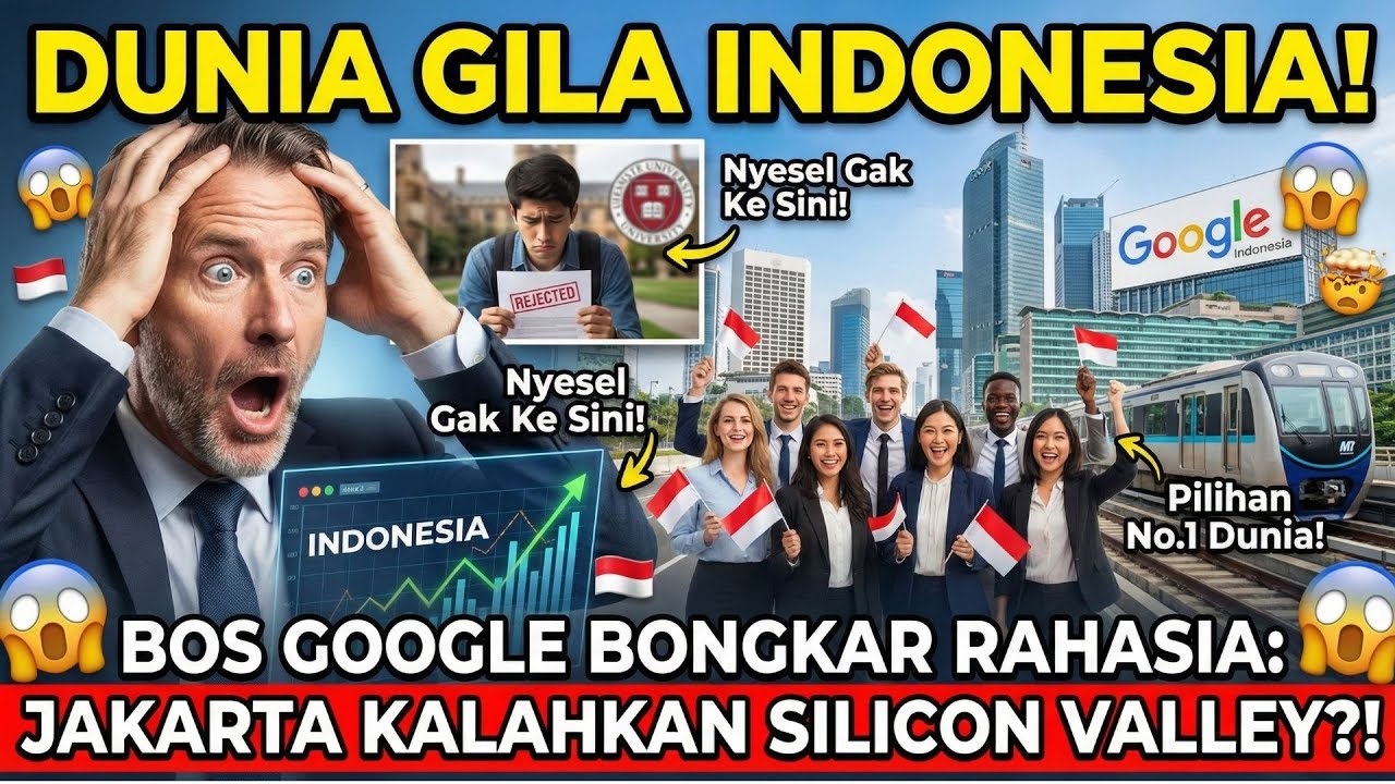 Indonesia, Tanah Harapan Baru Para Jenius Dunia. Kisah Nyata dari Petinggi Google 