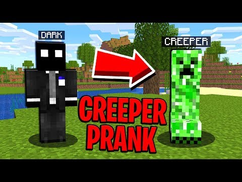 PRANKING AS A CREEPER IN MINECRAFT! *GAME DELETED* (Minecraft Trolling Video)