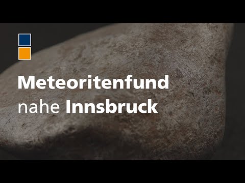 Meteoritenfund nahe Innsbruck: der Mineraloge Jürgen Konzett der Uni Innsbruck im Gespräch