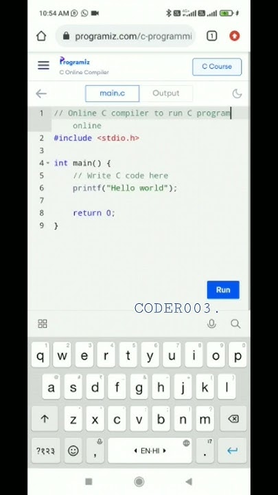 online c programming compiler | use online compiler in mobile 📲.# ...