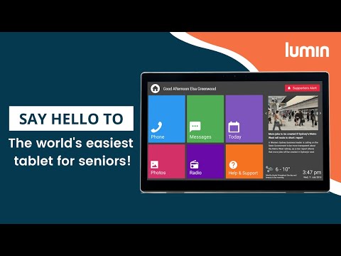 Lumin - Easiest Tablet For Seniors