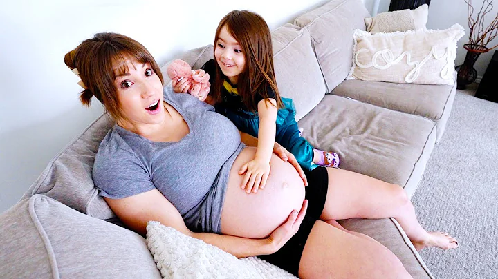 BABY KICKING IN BELLY! - Husband and Toddler Feeli...