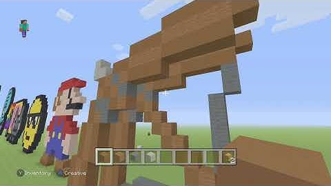 Minecraft: Bow & Arrow Pixel Art Voice Tutorial