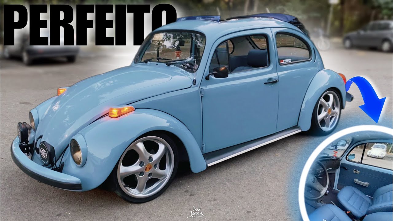 FUSCA ITAMAR AZUL SATURNO REBAIXADO O MAIS LINDO QUE JÁ VI - YouTube