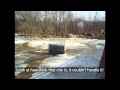 Ice breakup on the Skunk River at Augusta, IA