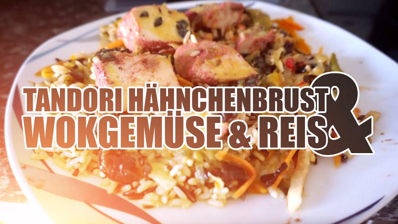 FOODPREP - Tandori Hähnchenbrust Wokgemüse + Reis - FITTASTE - Victor's Fitnessküche low fat diet