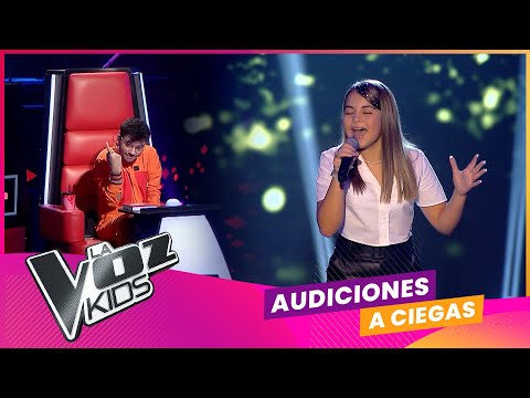 Agustina Espina canta Tu falta de querer | Audiciones a ciegas | La Voz Kids Uruguay 2023