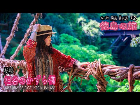 徳島の旅２ 徳島の名所を巡ってみた。【祖谷のかずら橋】【落合集落】【奥祖谷の二重かずら橋】【大歩危渓谷】