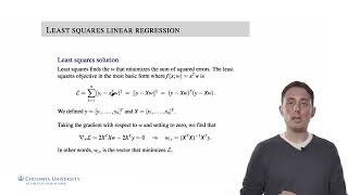 2 6 Least Squares Linear Regression Machine Learning