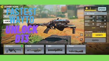 Fastest way to unlock D13 codm, Full Guide