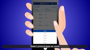 Cover Order - Mobile App | HDFC Securities