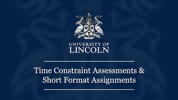 Creating Time Constrained Assessments