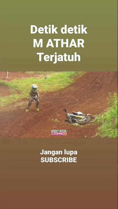 detik detik M Athar terjatuh Gtx Banjarnegara 2022