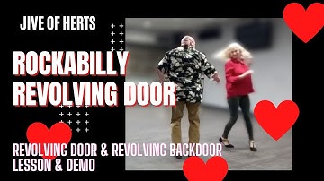 Rockabilly Revolving Door / Backdoor Lesson + Demo #rockabillydance #jivedance #rockandroll