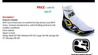 DMT Cycling Shoes and Covers - Lycra, Prisma, Radial, Vega