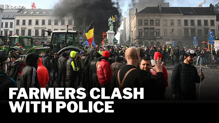 LIVE: EU Farmers CLASH with Police in protest in Brussels