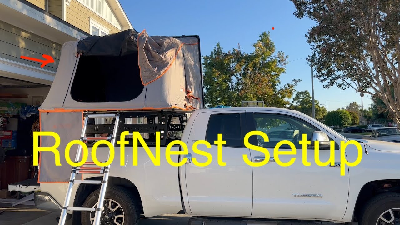 Roof Nest setup for camping YouTube
