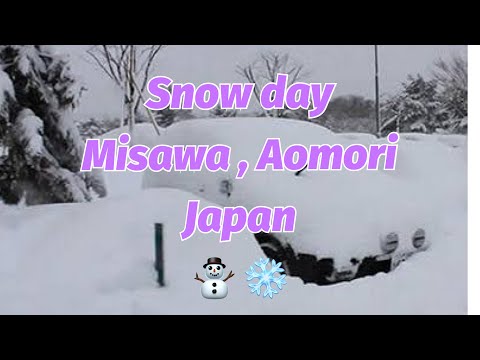 Snowy Day ⛄️ ❄️ | Drive Around Misawa Air Base \u0026 Misawa City