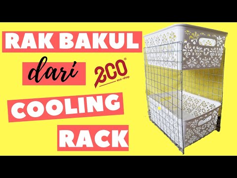  DIY  Rak  Bakul  dari  Cooling Rack Kedai Eco YouTube